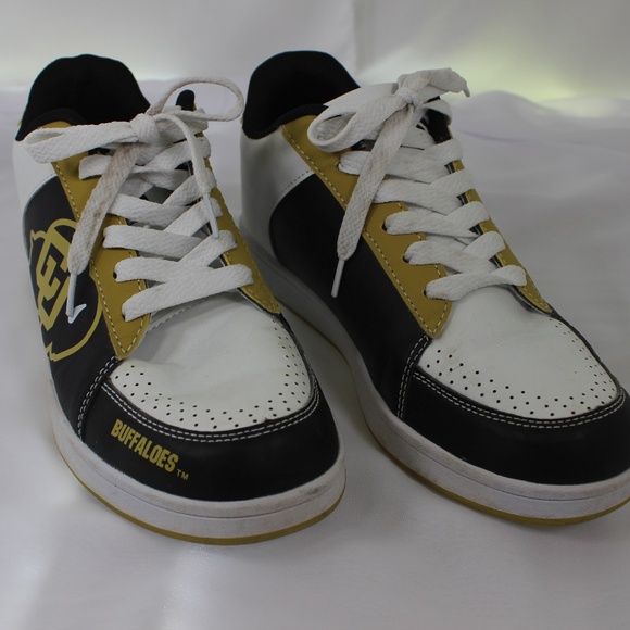 Colorado Buffaloes Sneakers – EU Size 41 (Men's 8-8.5) | Black/White/Gold - Picture 1 of 4